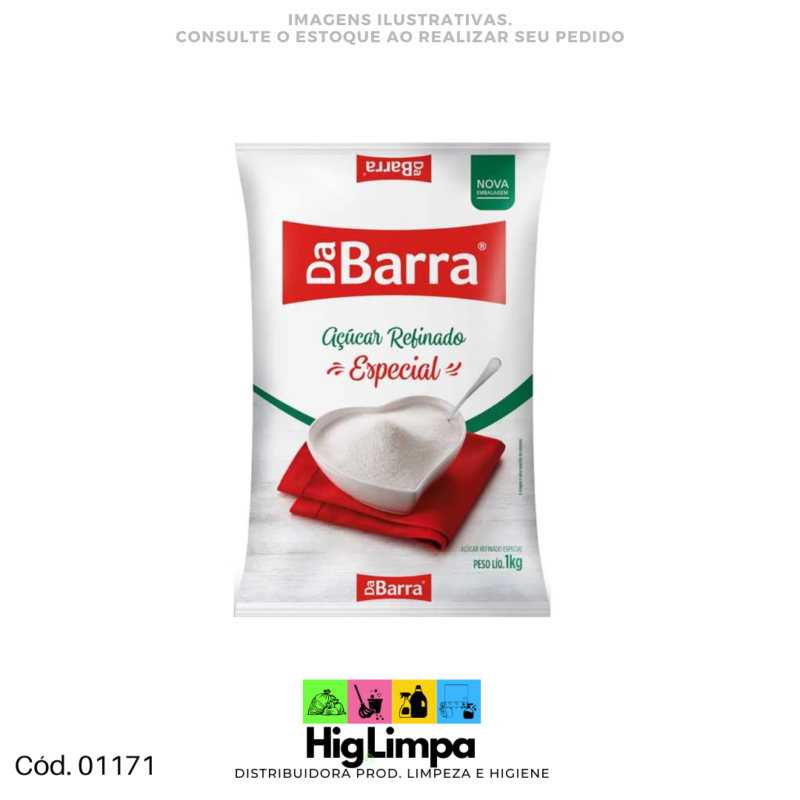Açúcar - Da Barra 1Kg - 01171