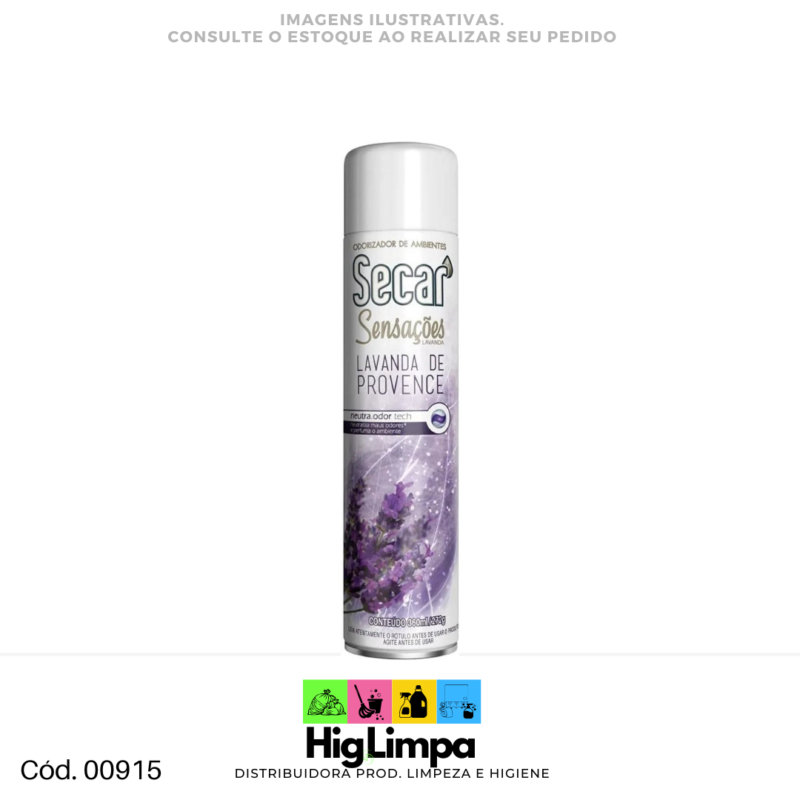 Odorizador de Ambiente Lavanda de Provence - Secar 360ml - 00915-1-1