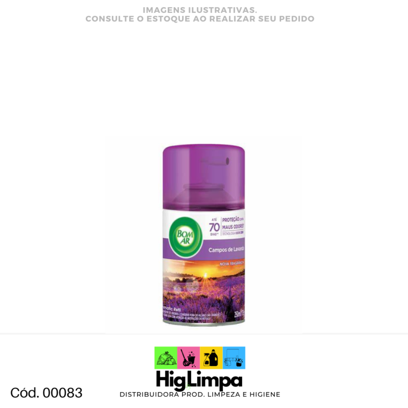 Bom Ar Freshmatic Spray Automático Lavanda - Refil - 00083