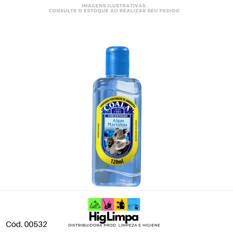 Limpador Perfumado Algas Marinhas - Coala 120ml