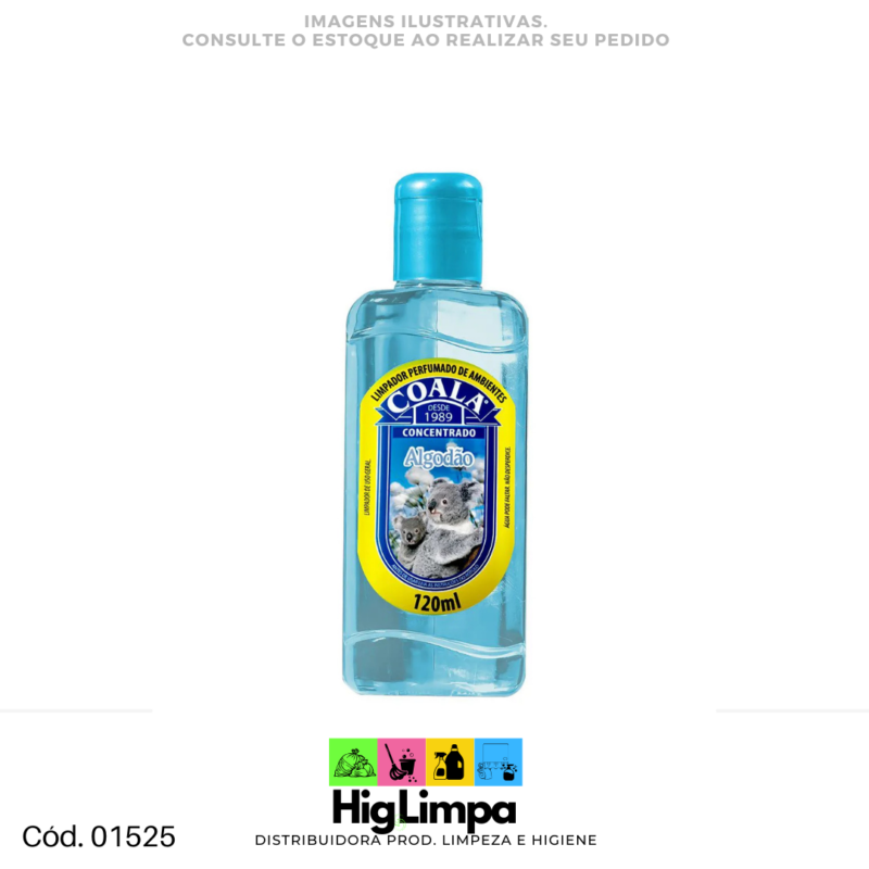 Limpador Perfumado Algodão - Coala 120ml