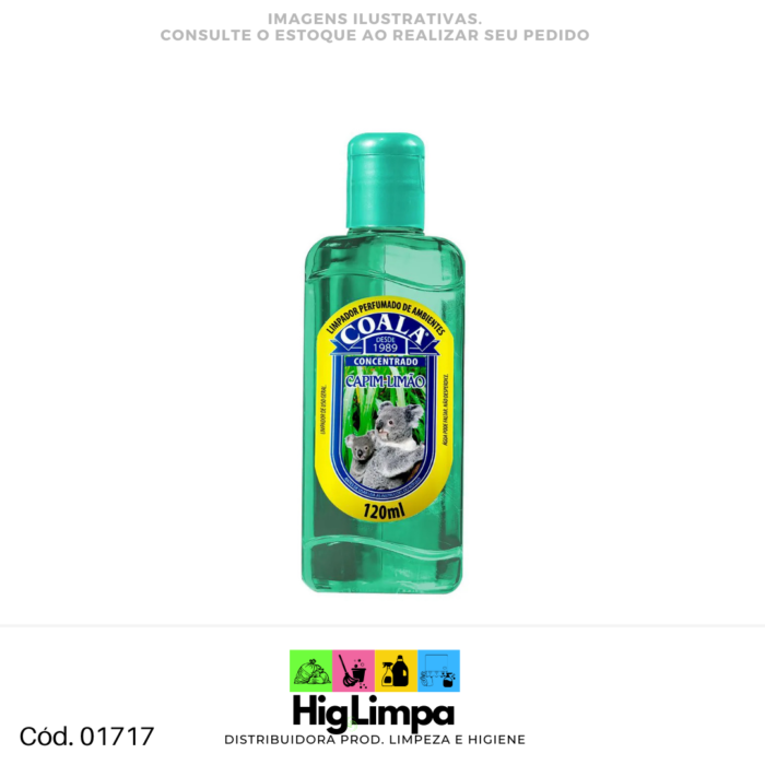 Limpador Perfumado Capim Limão - Coala 120ml - 01717