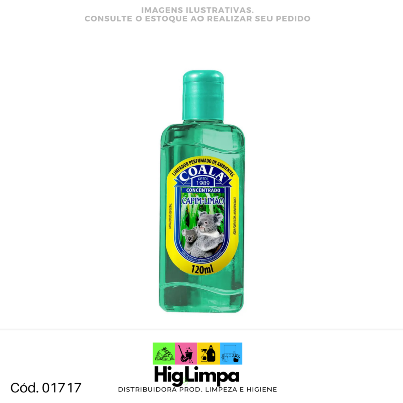 Limpador Perfumado Capim Limão - Coala 120ml