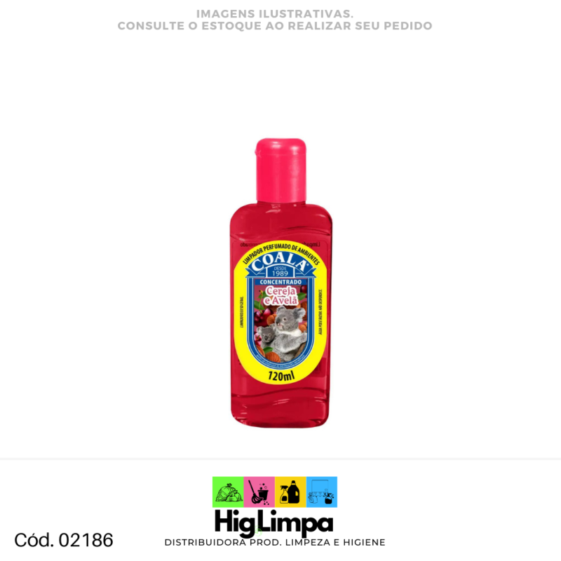 Limpador Perfumado Cereja e Avelã - Coala 120ml