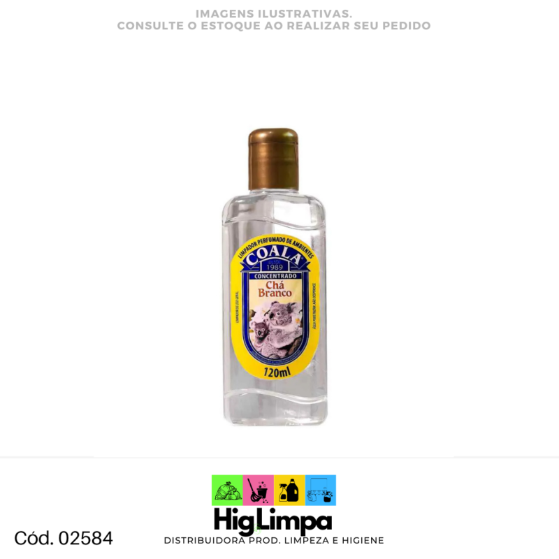 Limpador Perfumado Chá Branco - Coala 120ml