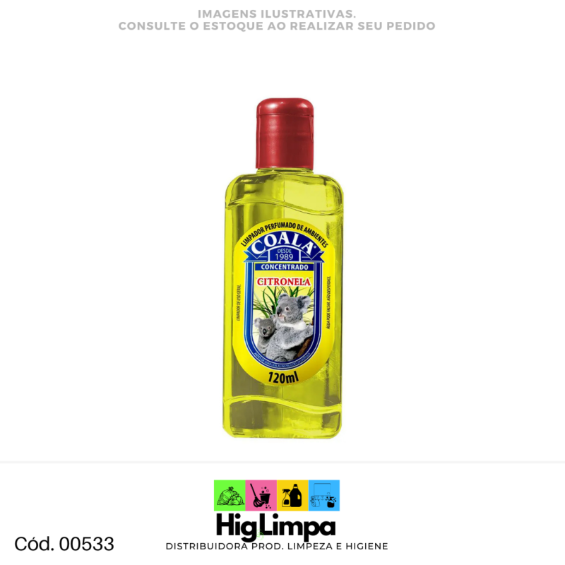 Limpador Perfumado Citronela - Coala 120ml