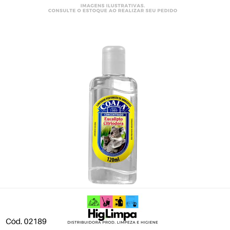 Limpador Perfumado Eucalipto Citriodora - Coala 120ml