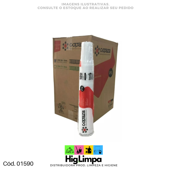 Copo de Água - Copaza 300ml 2.000 unid. Caixa