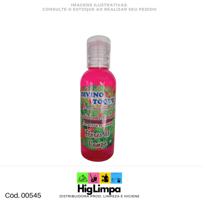 Limpador Perfumado Flores do Campo - Divino Toque 120ml