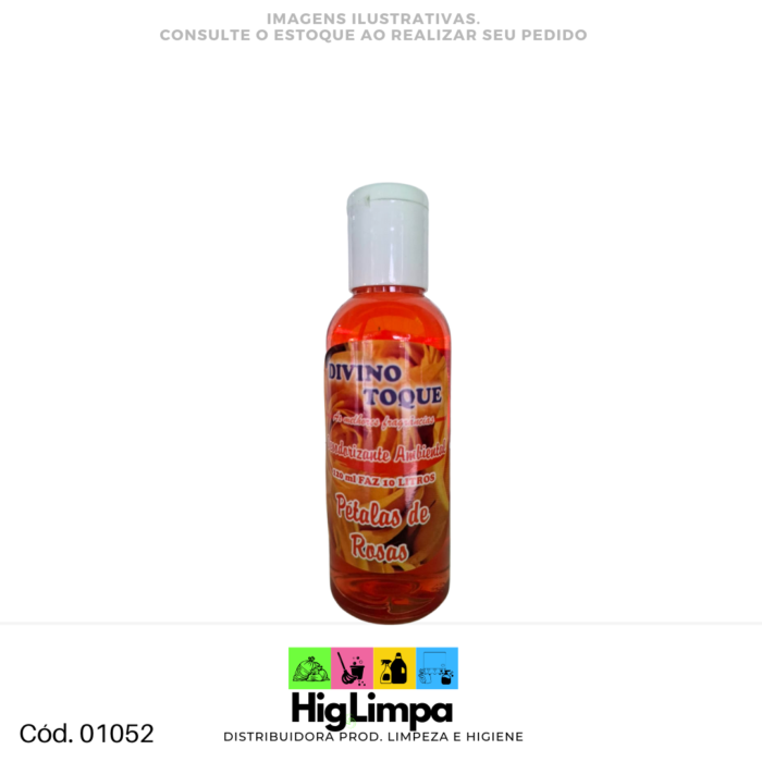 Limpador Perfumado Pétala de Rosa - Divino Toque 120ml