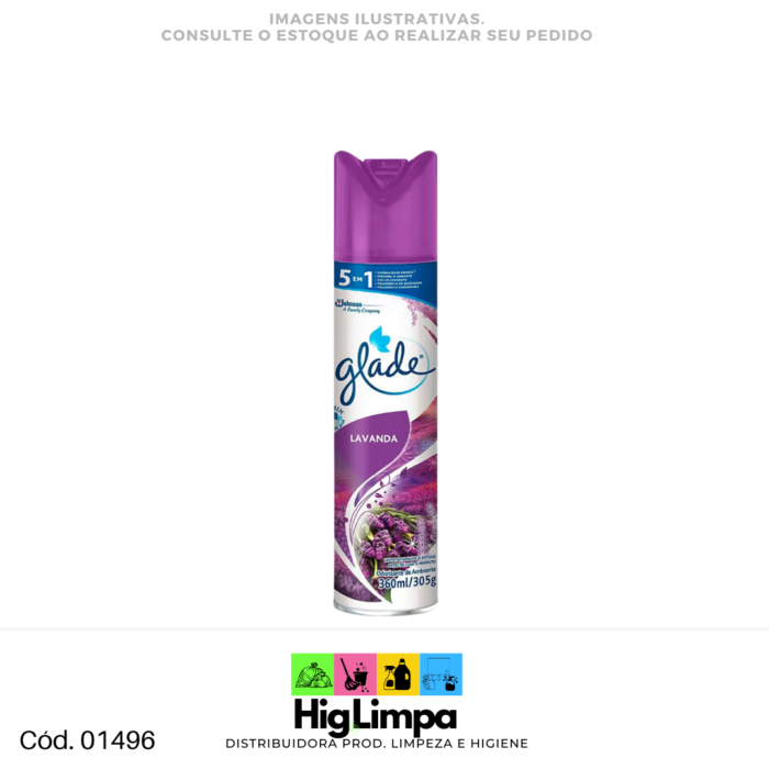 Odorizador de Ambiente Lavanda - Glade 360ml - 01496