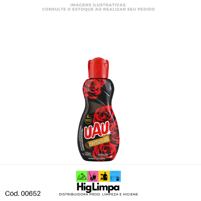 Limpador Perfumado Concentrado Sedução - UAU Perfumes 130ml
