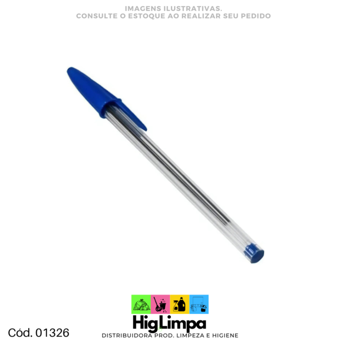 Caneta Bic Azul