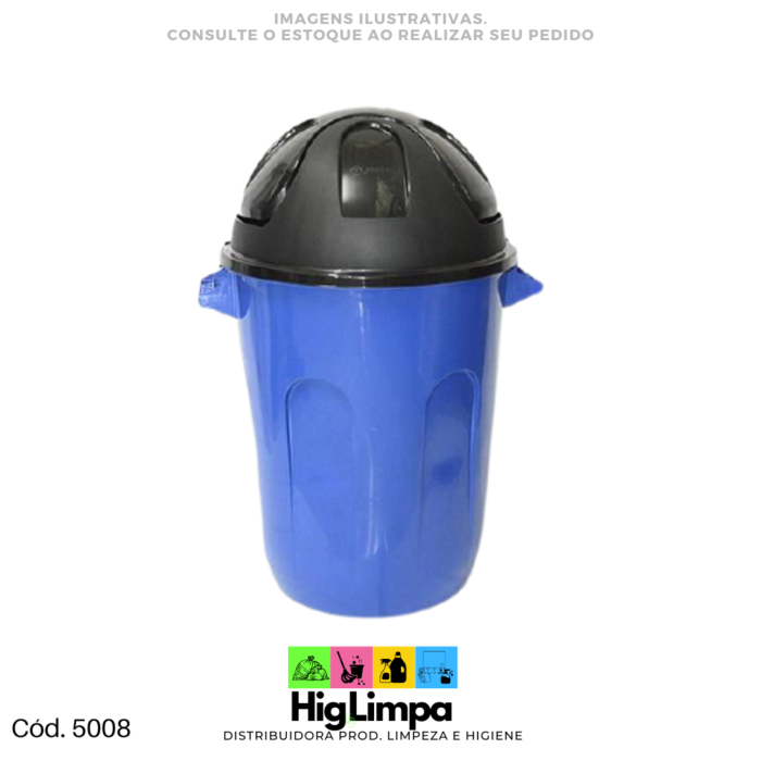 Cesto Basculante 60L Azul Jaguar - 3081-1