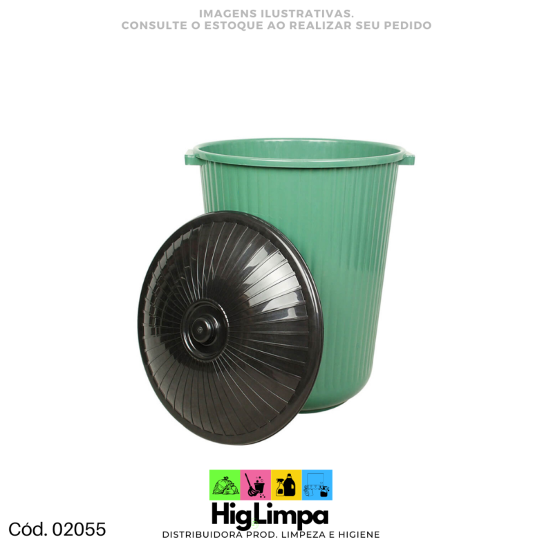 Cesto com Tampa 100L Antares - 02055