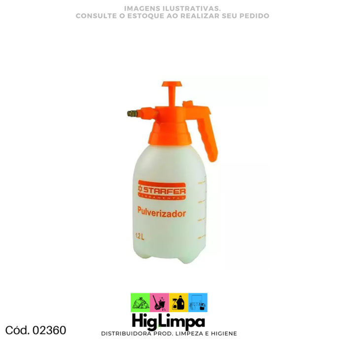 Pulverizador para Compressor PR 1,2 Litros - Starfer
