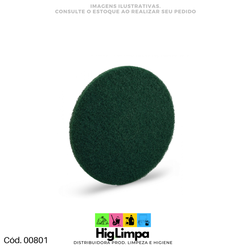 DISCO LIMPADOR VERDE DIAM.350MM - 00801
