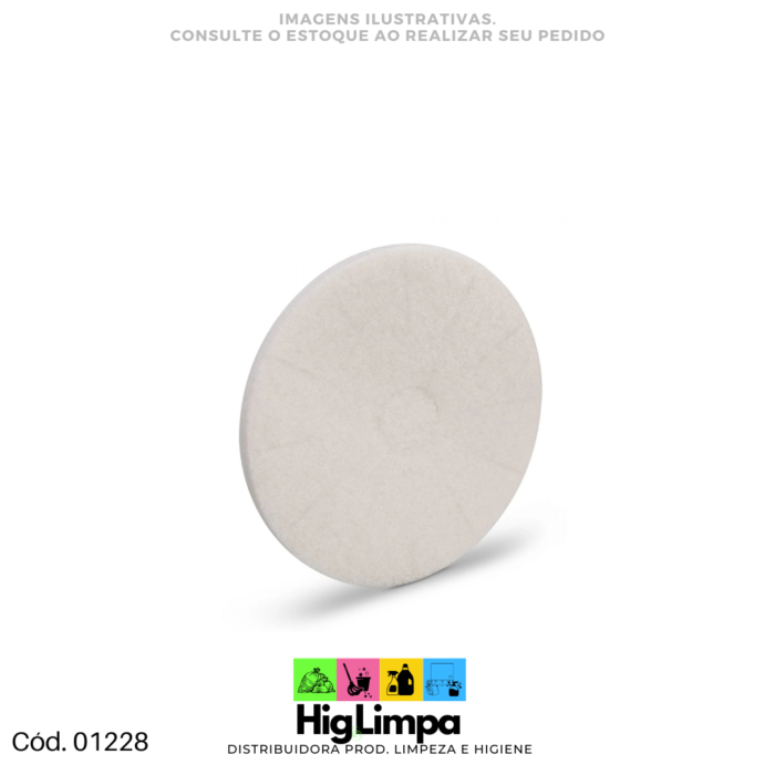 DISCO LUSTRADOR BRANCO DIAM.350MM - 01228
