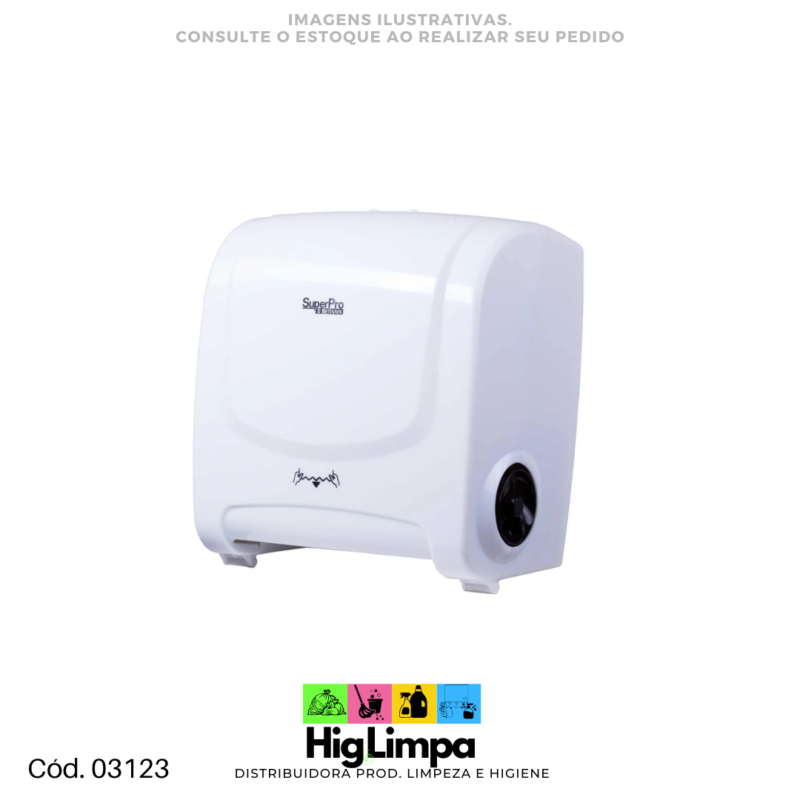 Dispenser Puxe e Corte para Papel Bobina SuperPro 03123