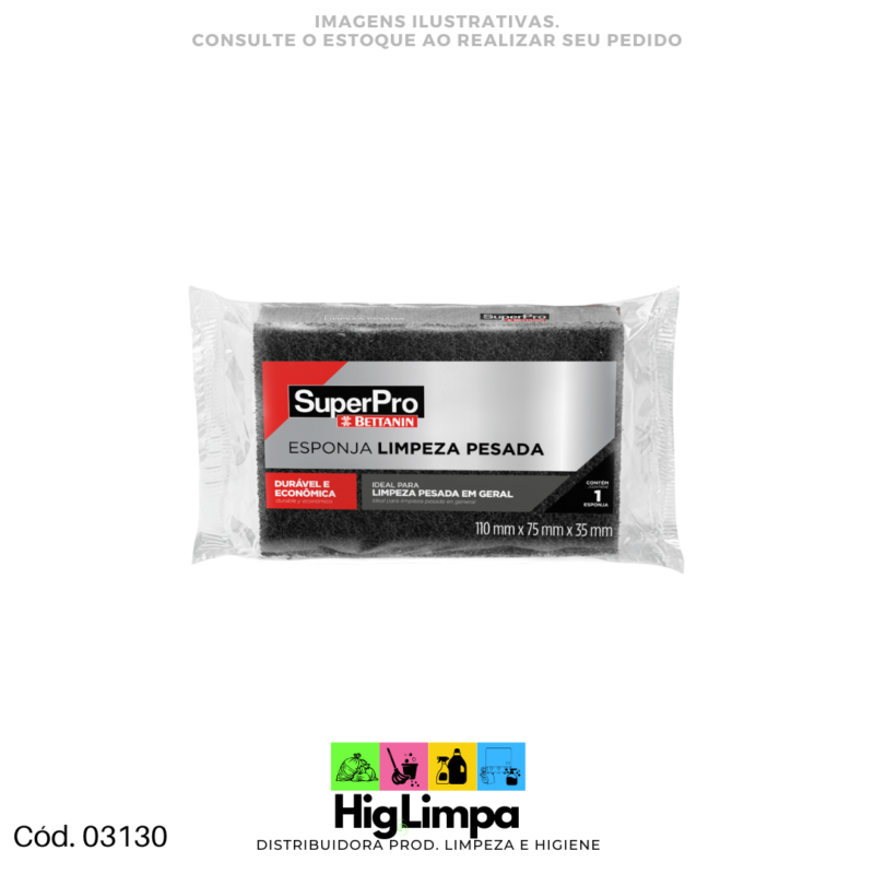 Esponja Limpeza Pesada SuperPro - 03130