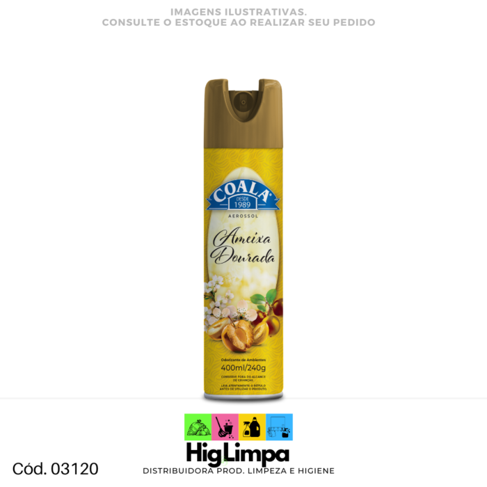 Odorizador de Ambiente Ameixa Dourada - Coala 400ml - 3120