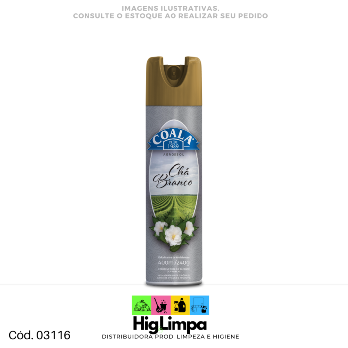 Odorizador de Ambiente Chá Branco - Coala 400ml - 3116