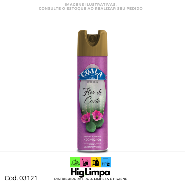 Odorizador de Ambiente Flor de Cacto - Coala 400ml - 3121
