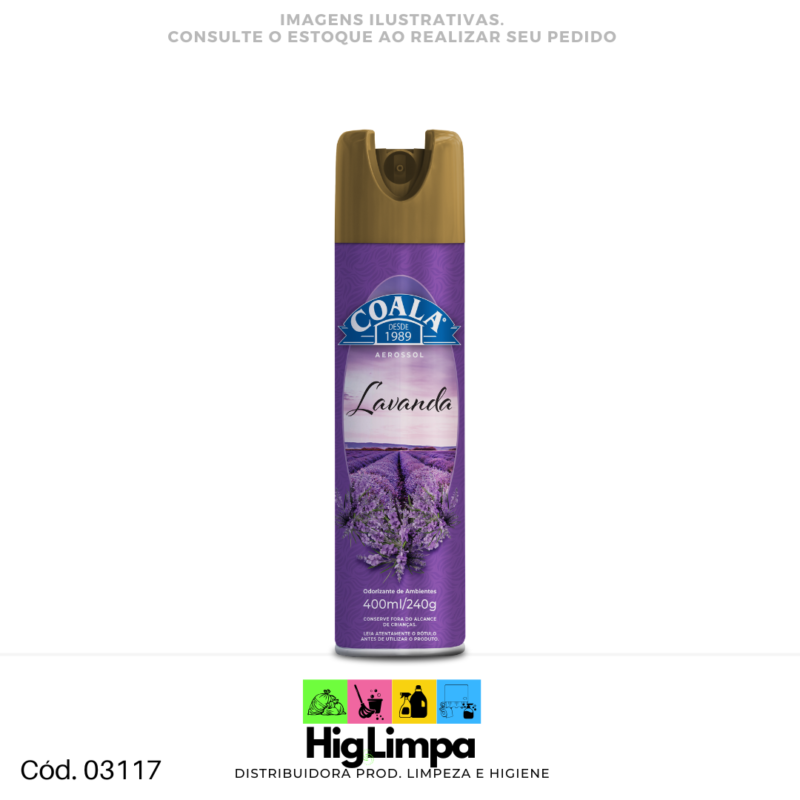 Odorizador de Ambiente Lavanda - Coala 400ml - 3117
