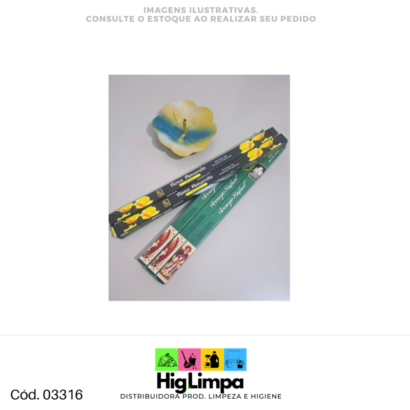 Porta Incenso Flor VD - 03316