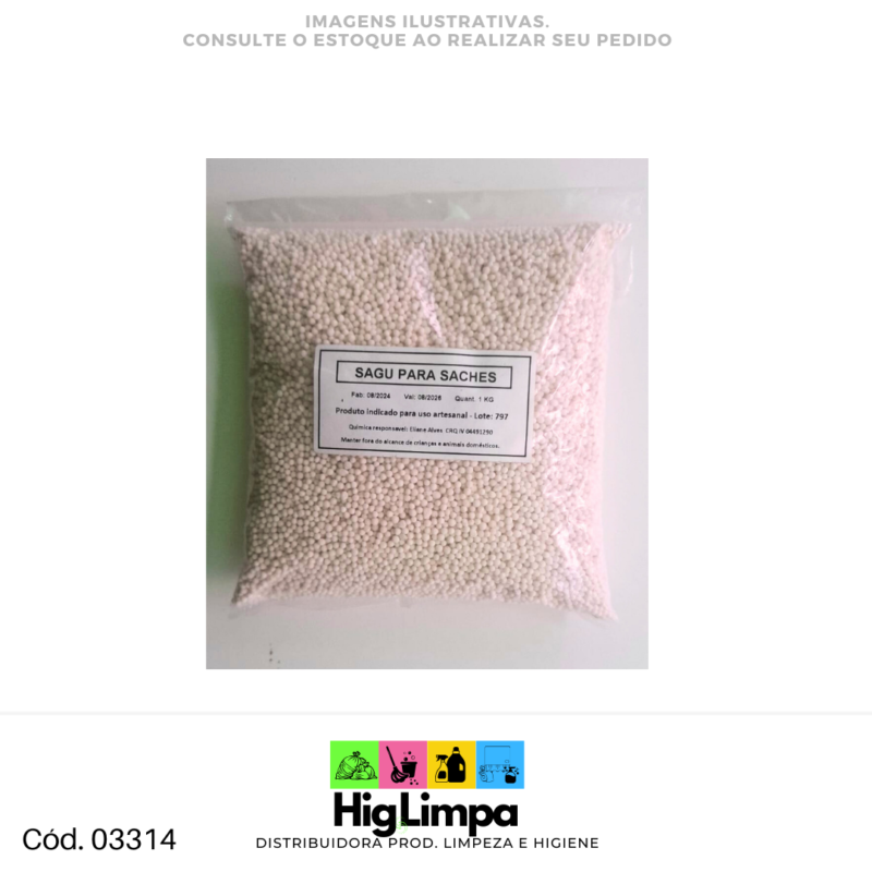 Sagu para Sachês Aromatizador - 1kg 03314