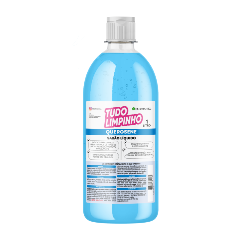 Sabão de Querosene Líquido - Tudo Limpinho 1L - 380